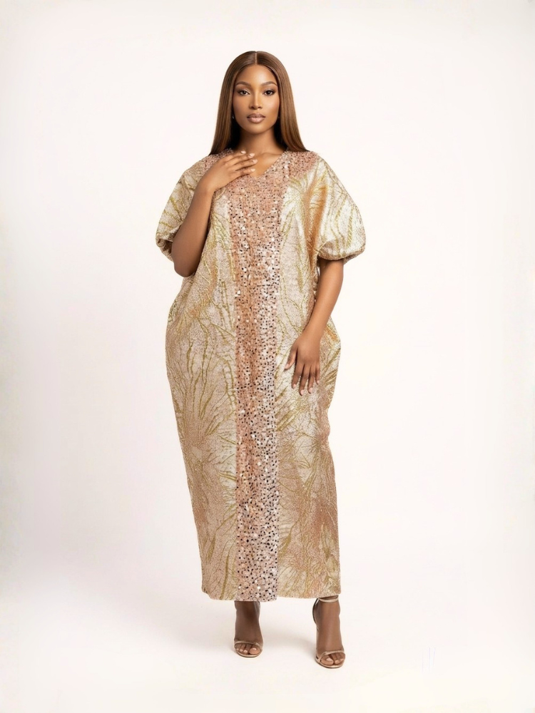 Elara Sequin Bubu | Champagne Rose