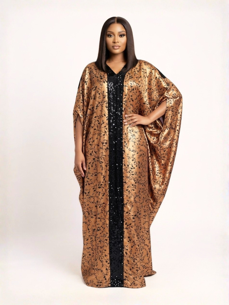 Ego Ododo Sequin Bubu Dress