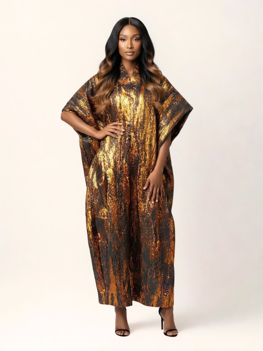 Abeni Luxe Bubu | Molten Gold