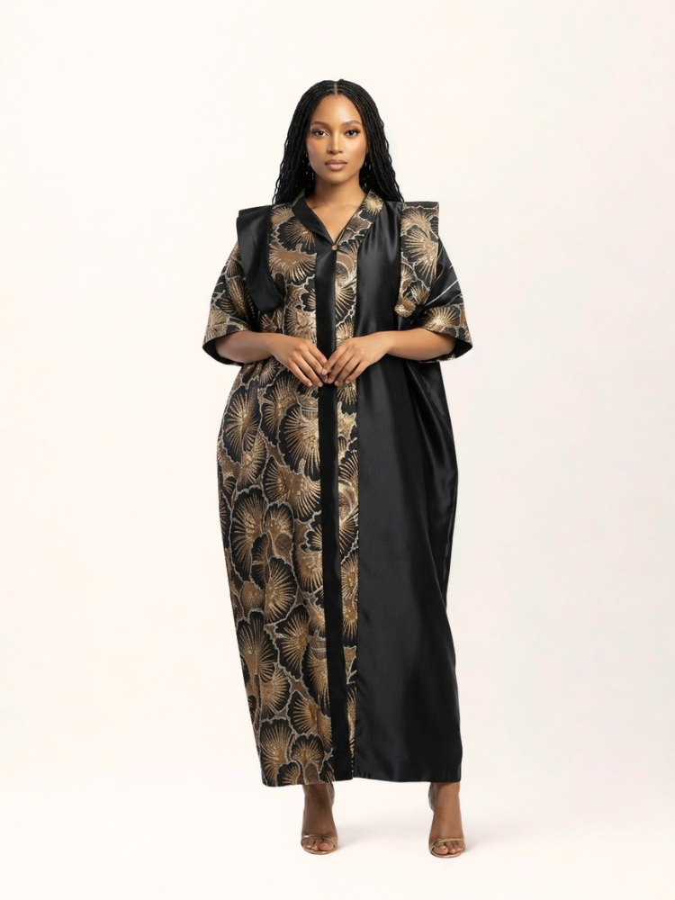 Zaria Royale Bubu | Gold & Black