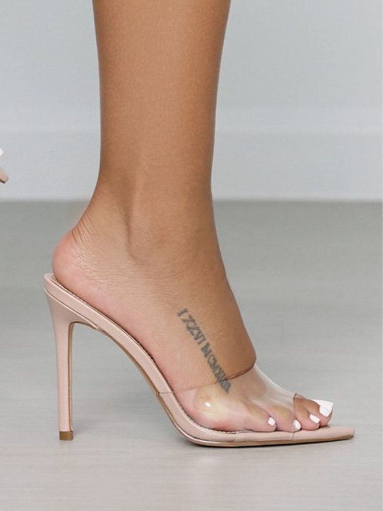 Esosa Clear Stiletto Heels