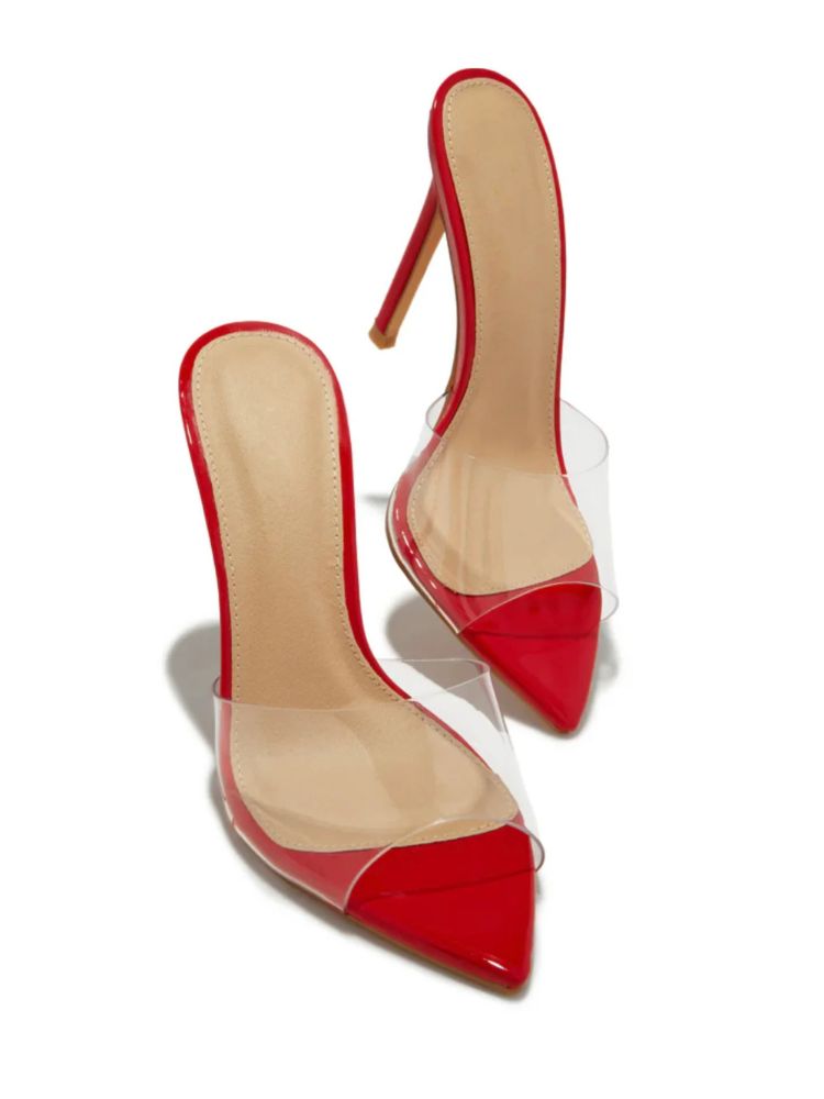 Esosa Clear Stiletto Heels